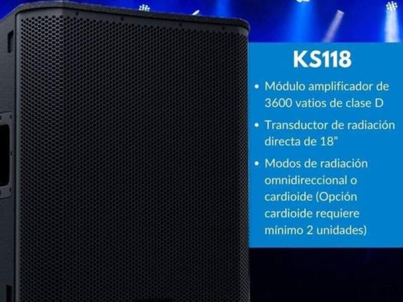 Subwoofer QMC KS118 México