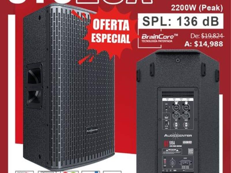 Altavoz Activo Audiocenter México
