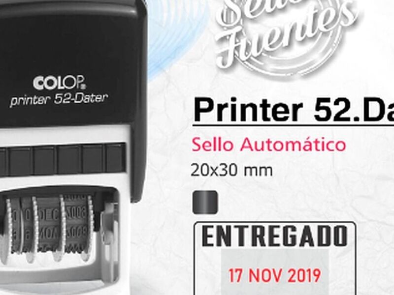 Sello fechador Printer 52 Dater en Tultitlán