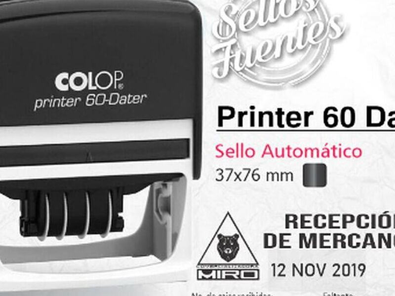 Sello fechador Printer 60 Dater en Tultitlán