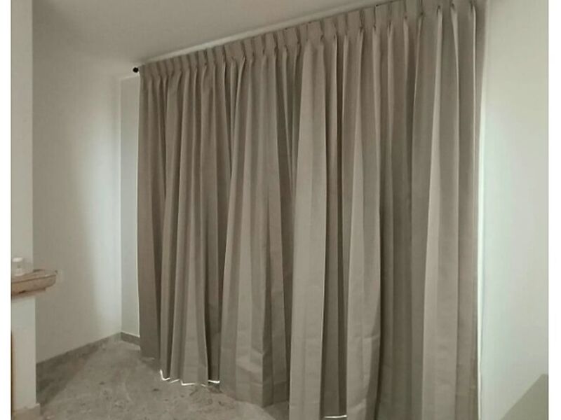 Cortina tradicional beige Guadalajara