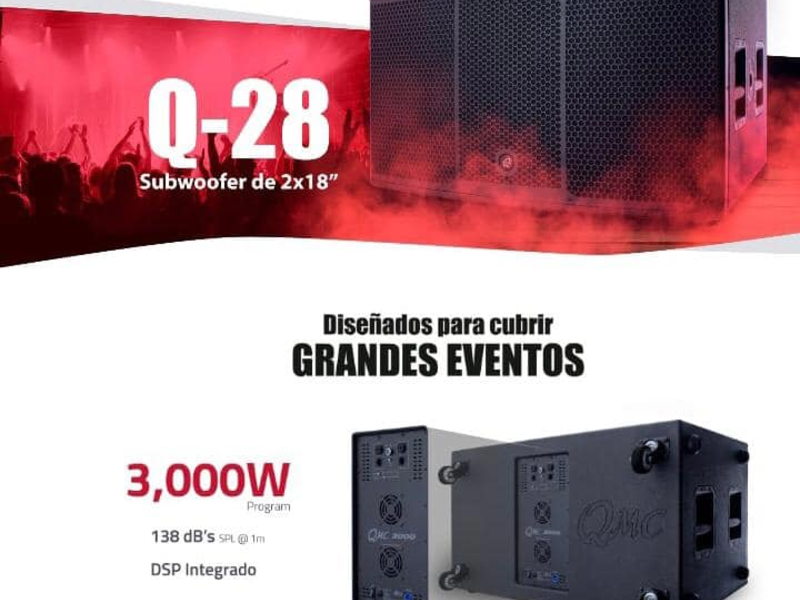 Subwoofer QMC Q 18 México