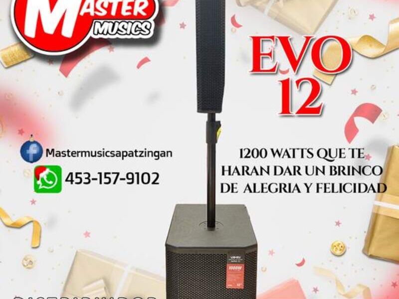 Equipo Sonido EVO 12 México