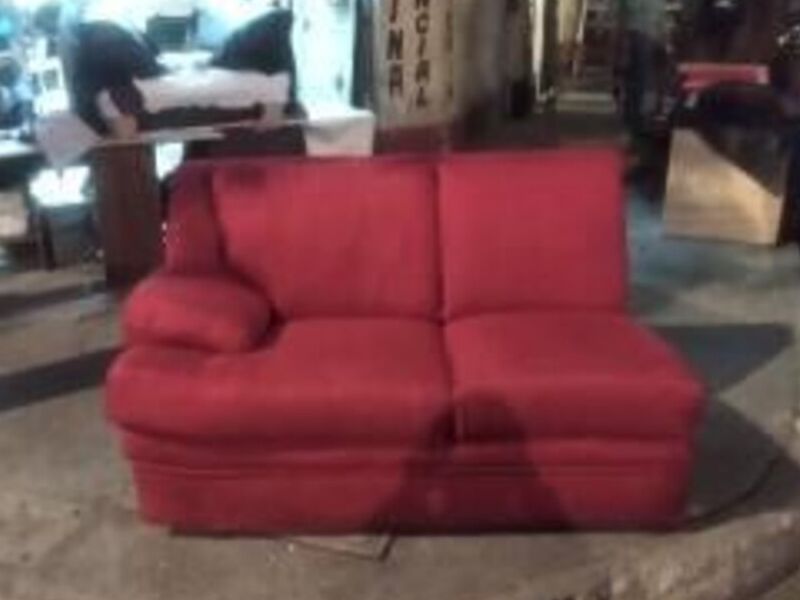 Sillón Tapizado Rojo México