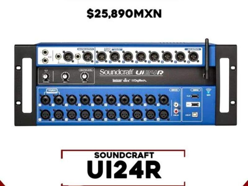 Ecualizador Soundcraft UI24R México