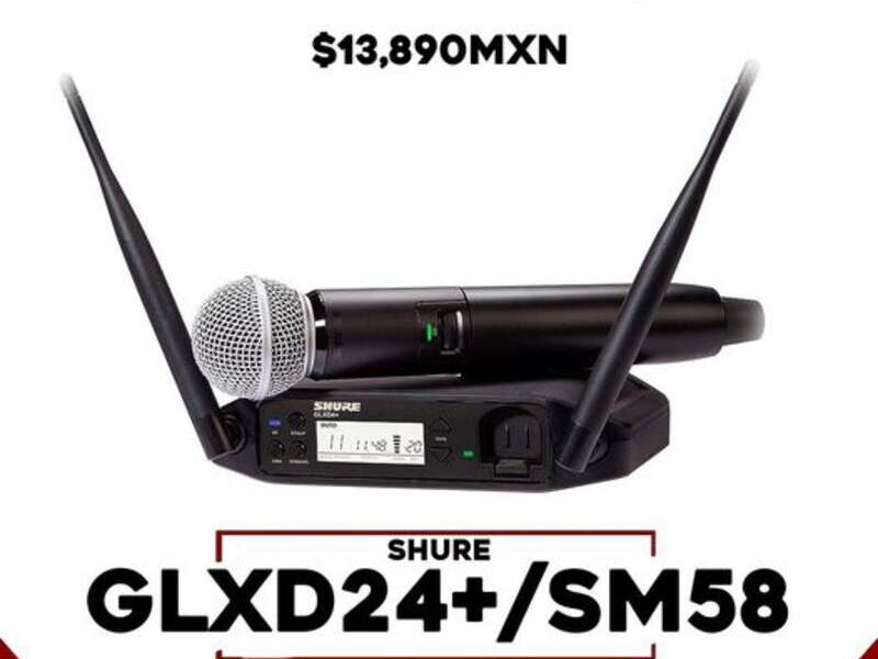 Sistema digital shure GLXD México