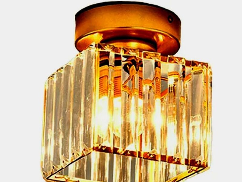 Lampara colgante cristal Mexico