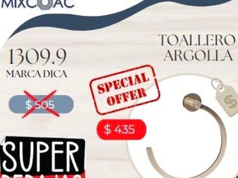 Toallero Argolla México