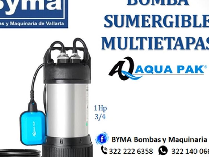 Bomba sumergible multietapas