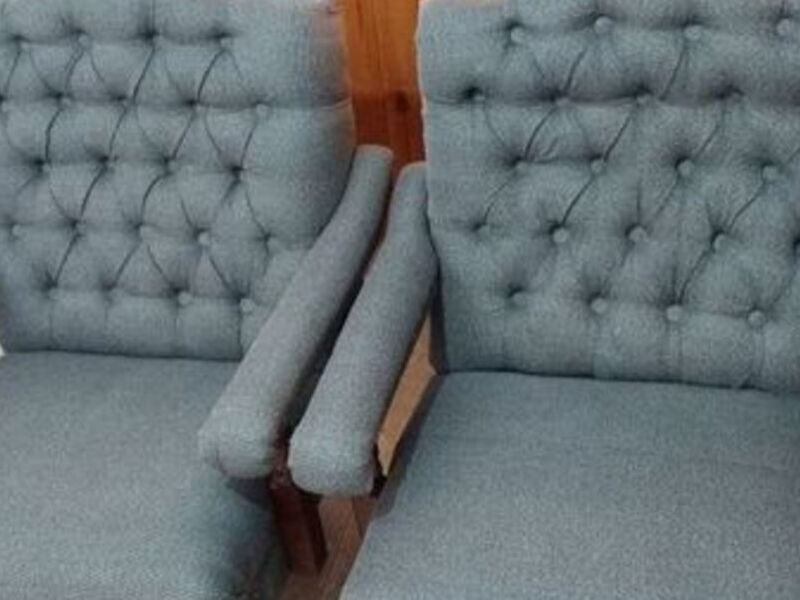 Sillón Tapizado Gris Colima 