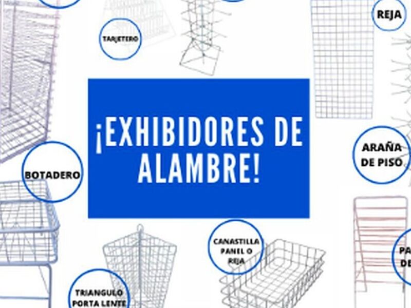 Exhibidores alambre México