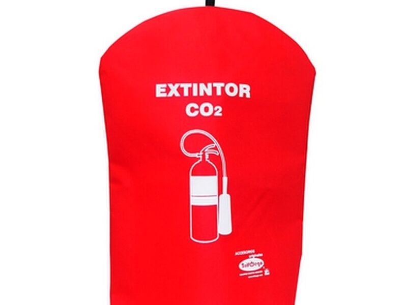 Funda cubre extintor