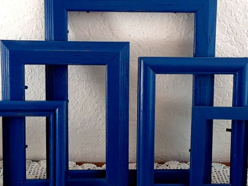 Set cuadros azules Mexico