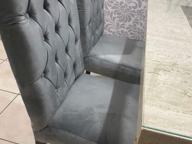 Silla Tapizada Gris Sinaloa 
