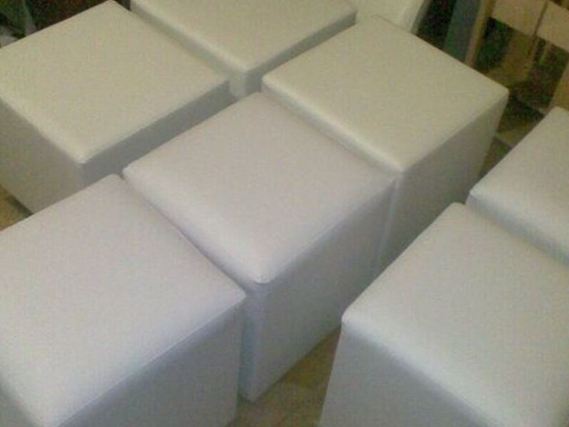 Butacas Tapizadas Blancas Sinaloa 
