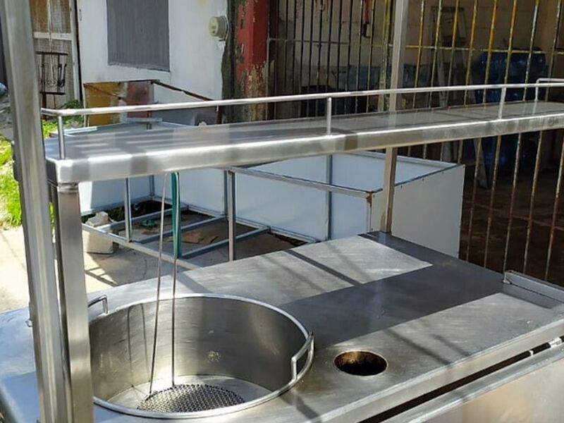 Carro Comida Acero Inoxidable México