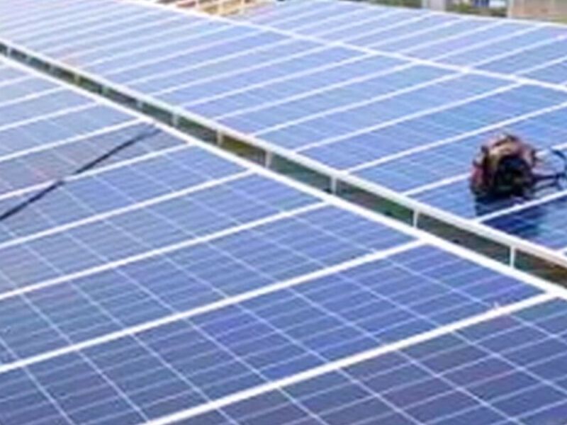 Panel solar grande México