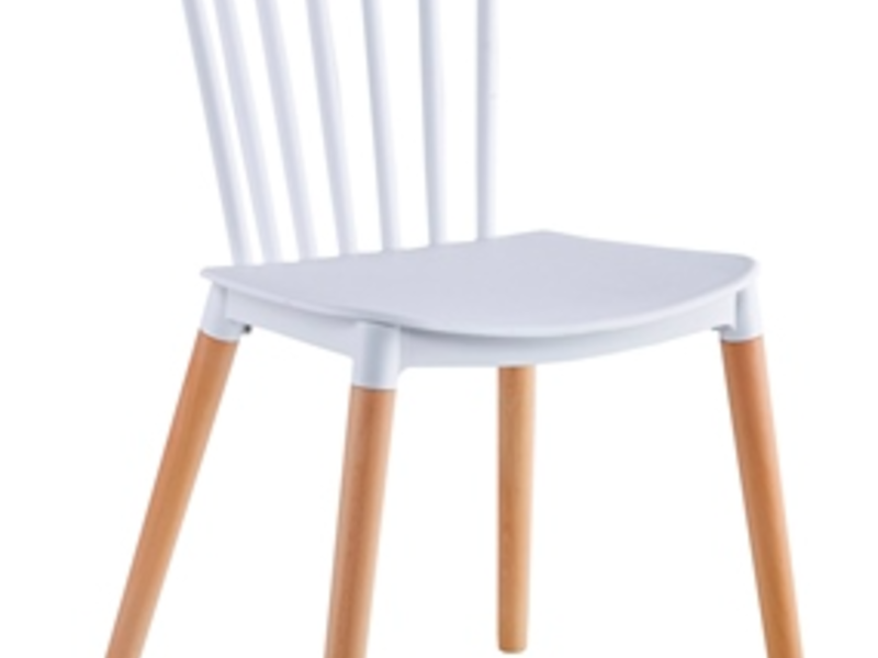 Silla Madera Exteriores Color Blanco
