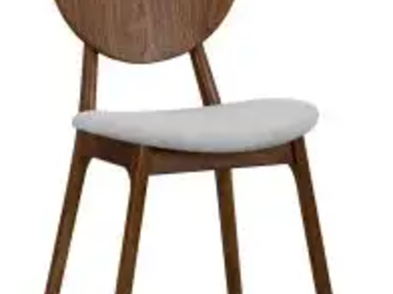 Silla Madera Tapizada Color Café