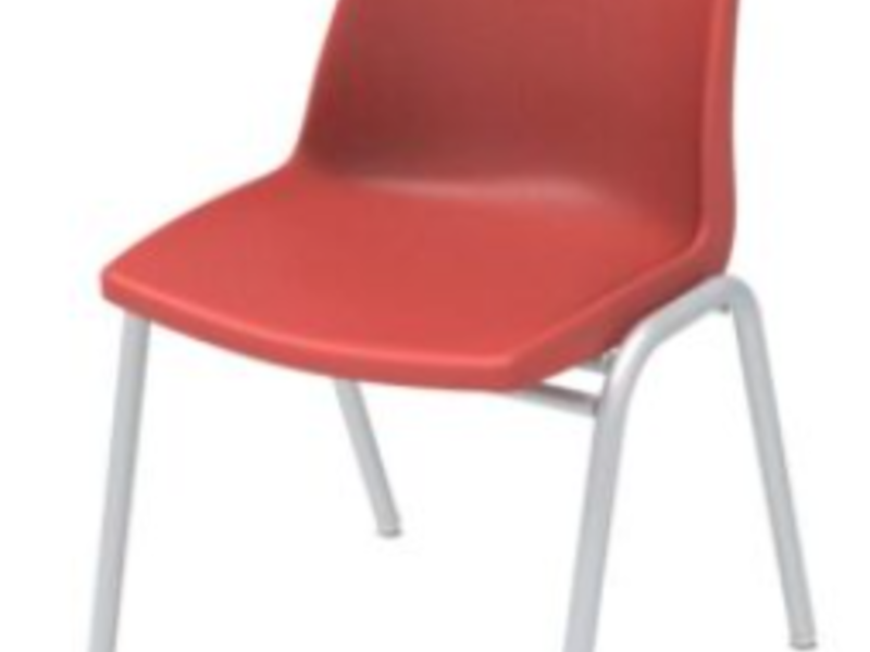 Silla Escolar Color Rojo