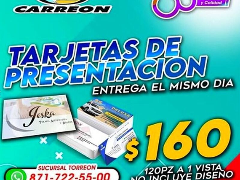 Tarjeta Presentación Mérida