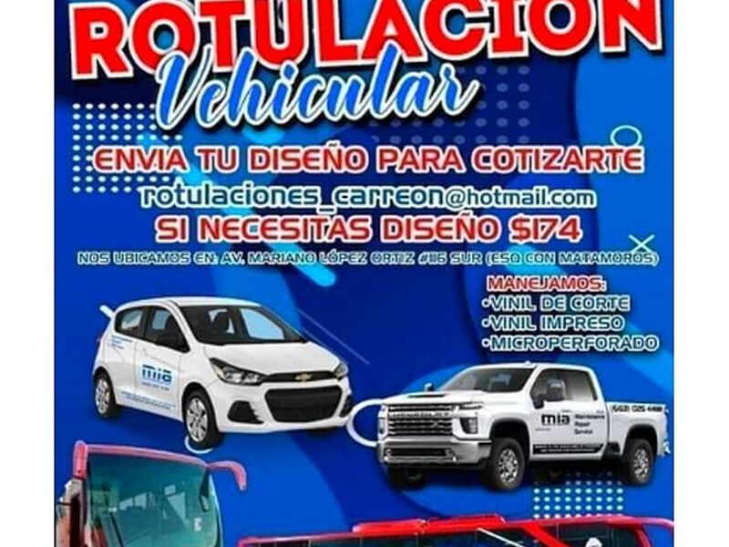 ROTULACION VEHICULAR Tepic