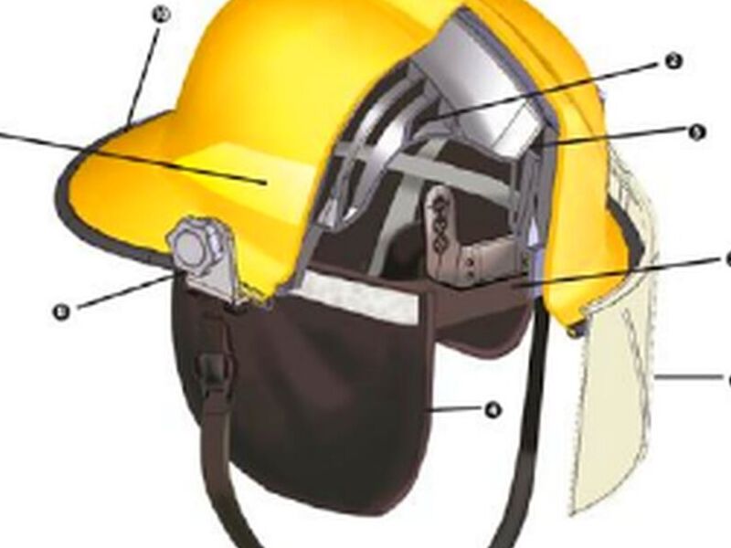 Casco Bombero México 