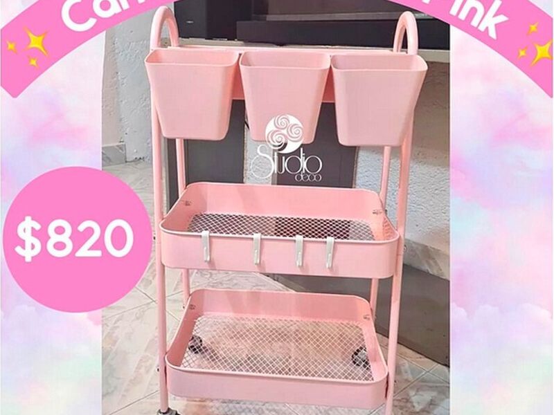 Carrito Multiusos Pink