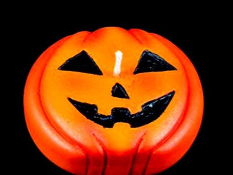 Vela diseño calabaza Mexico