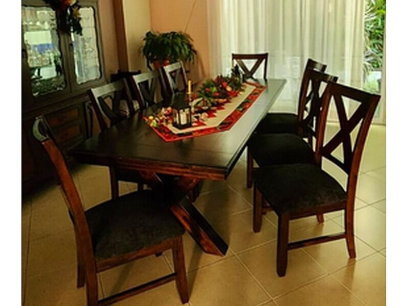 Comedor Súper Lujo Gris