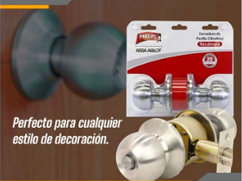 Cerradura perilla Cilíndrica México