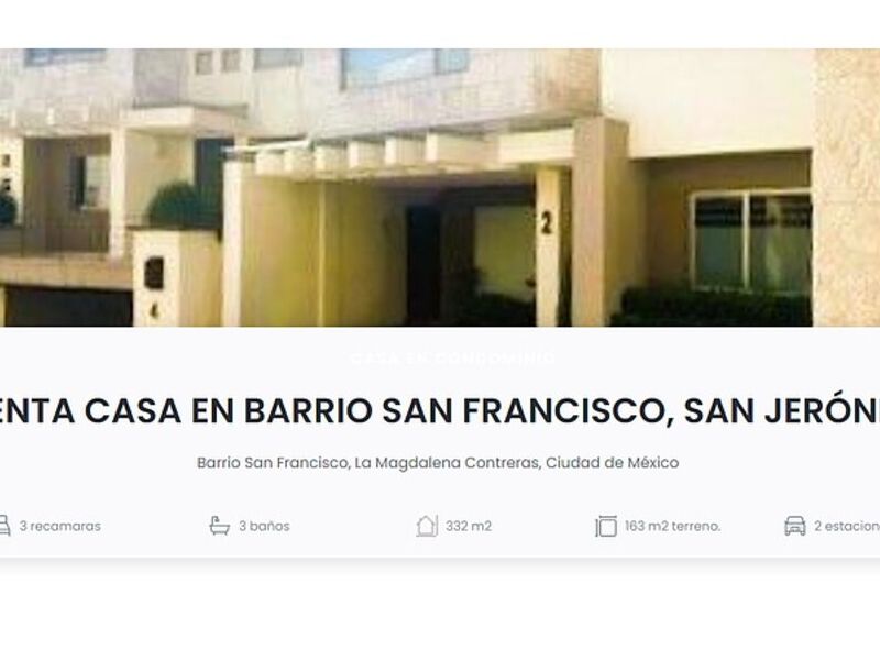 CASA SAN FRANCISCO SAN JERÓNIMO 