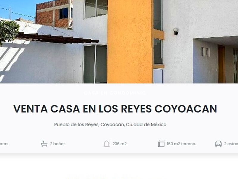 CASA LOS REYES COYOACAN