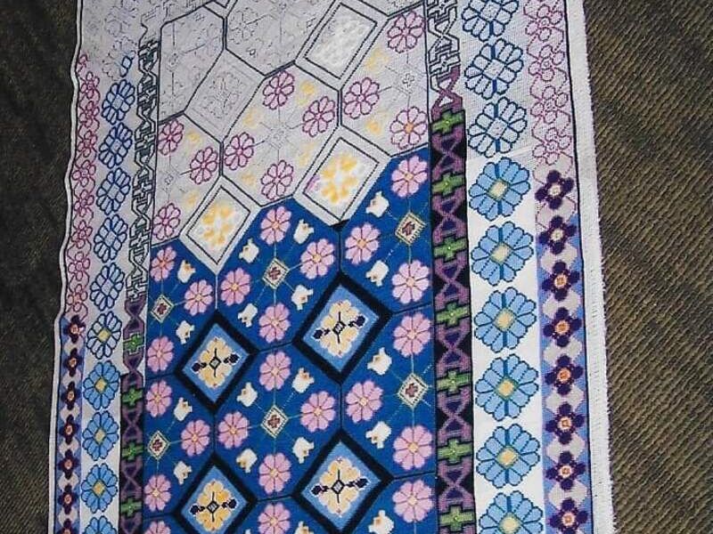 Tapete Artesanal Cian Oaxaca 