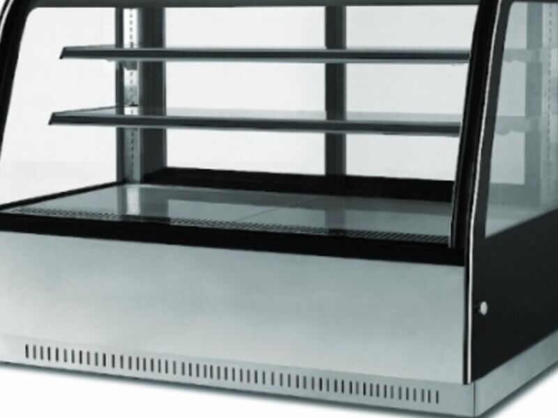 Vitrina Refrigerada Cristal Curvo México 