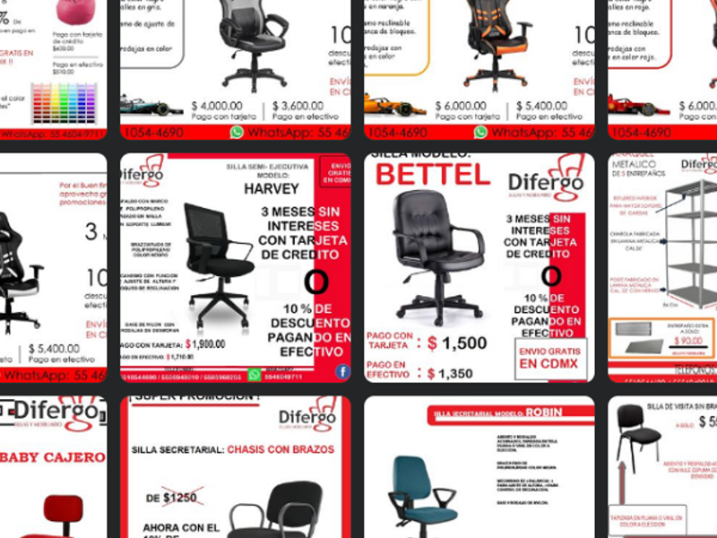 Silla gamer roja