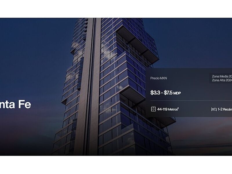 Inmobiliaria Up Santa Fe México 