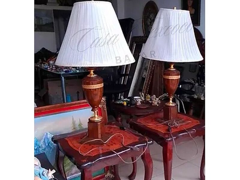 Lamparas maderas 