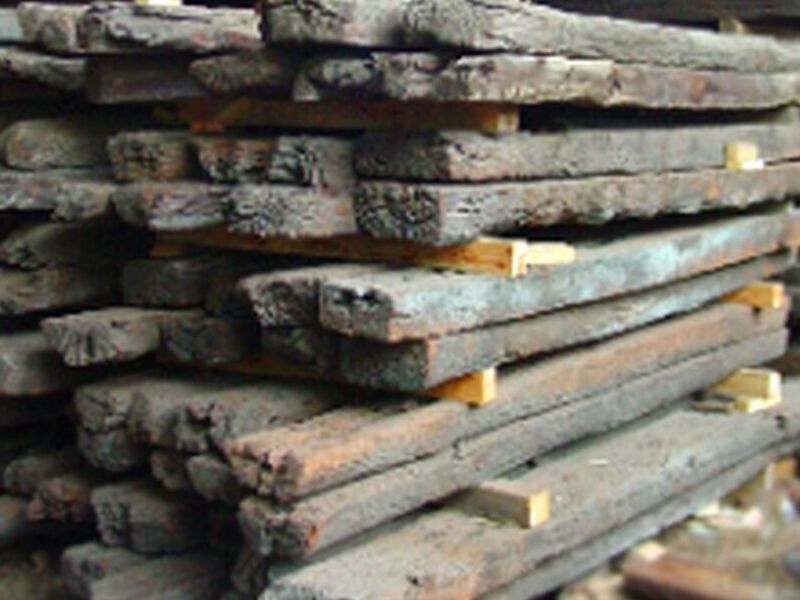 Madera usada encofrado