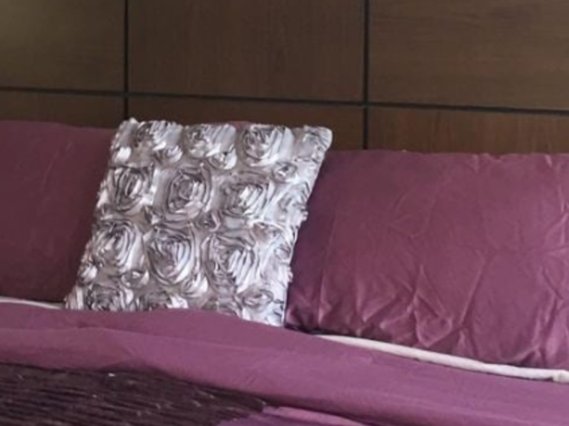 Cama Madera Lacada Color Café 