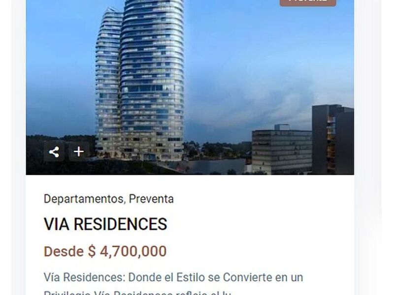 VIA RESIDENCES Naucalpan de Júarez