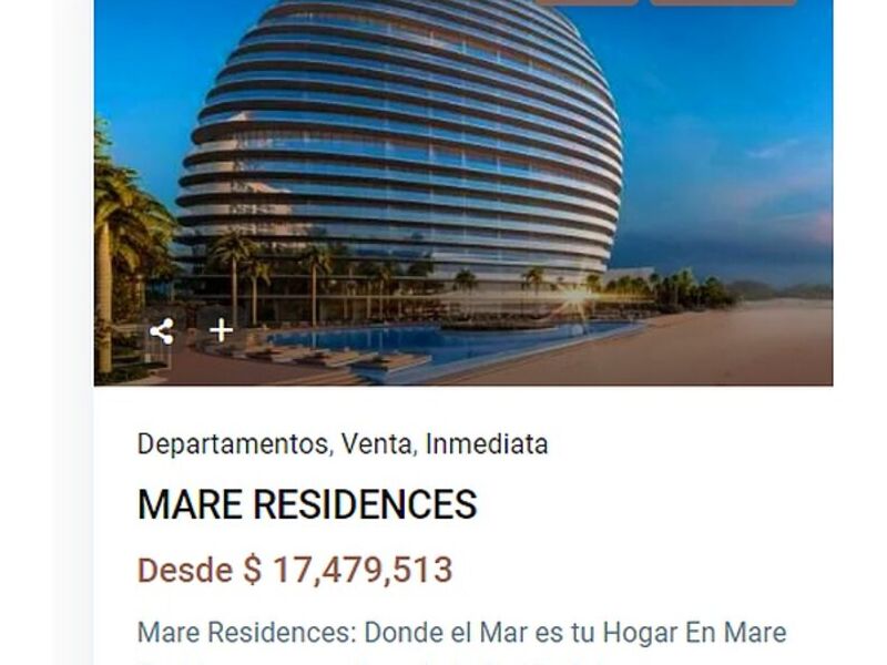MARE RESIDENCES MÉXICO 