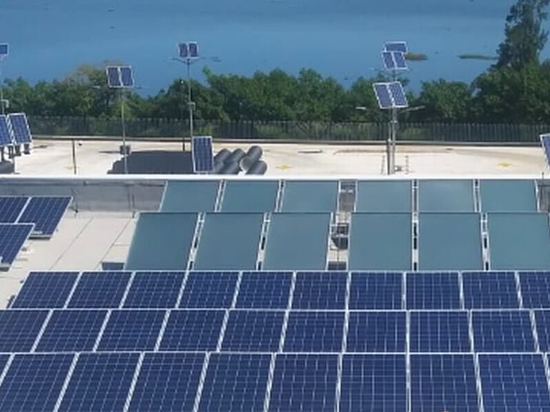 Panel solar industrial Mexico 