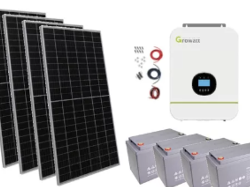 Sistema panel solar autónomo 7200wh méxico 