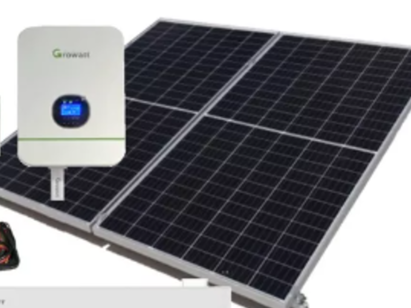 Sistema panel solar híbrido 4.2 kwh méxico 