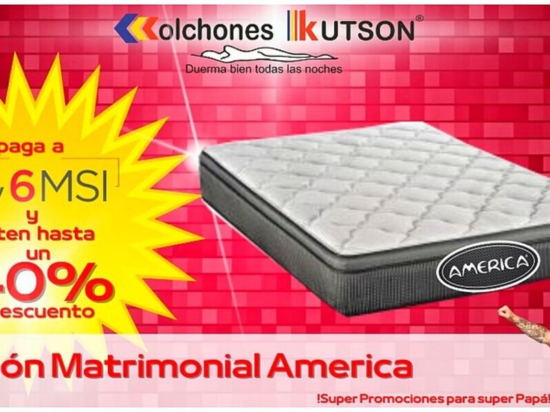 Colchón matrimonial América México