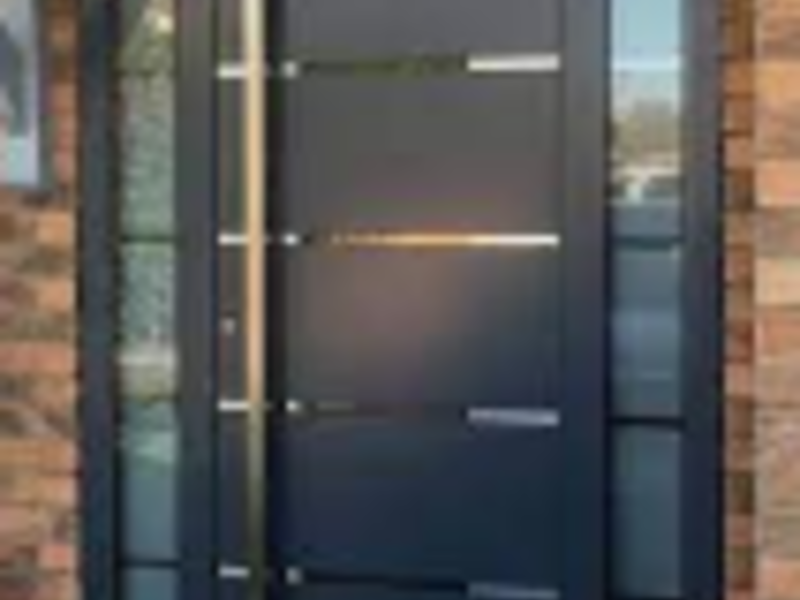 Puertas de metal modernas