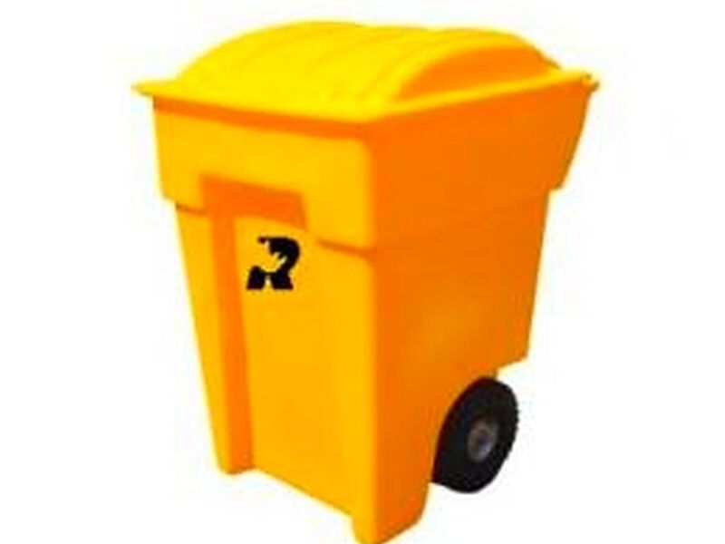 Contenedor basura amarillo Mexico 
