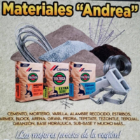 Materiales para construccion "Andrea"