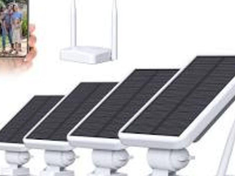 Sistema Seguridad Cámaras Solares